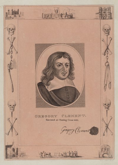 Gregory Clement, Executed at Charing Cross, 1660 by English School